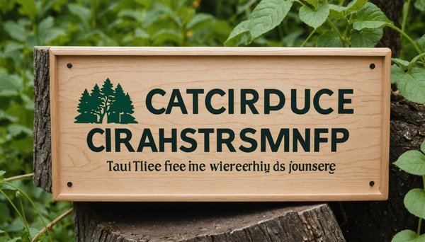 Découvrez l'artisanat : enseignes en bois éco-responsables en france